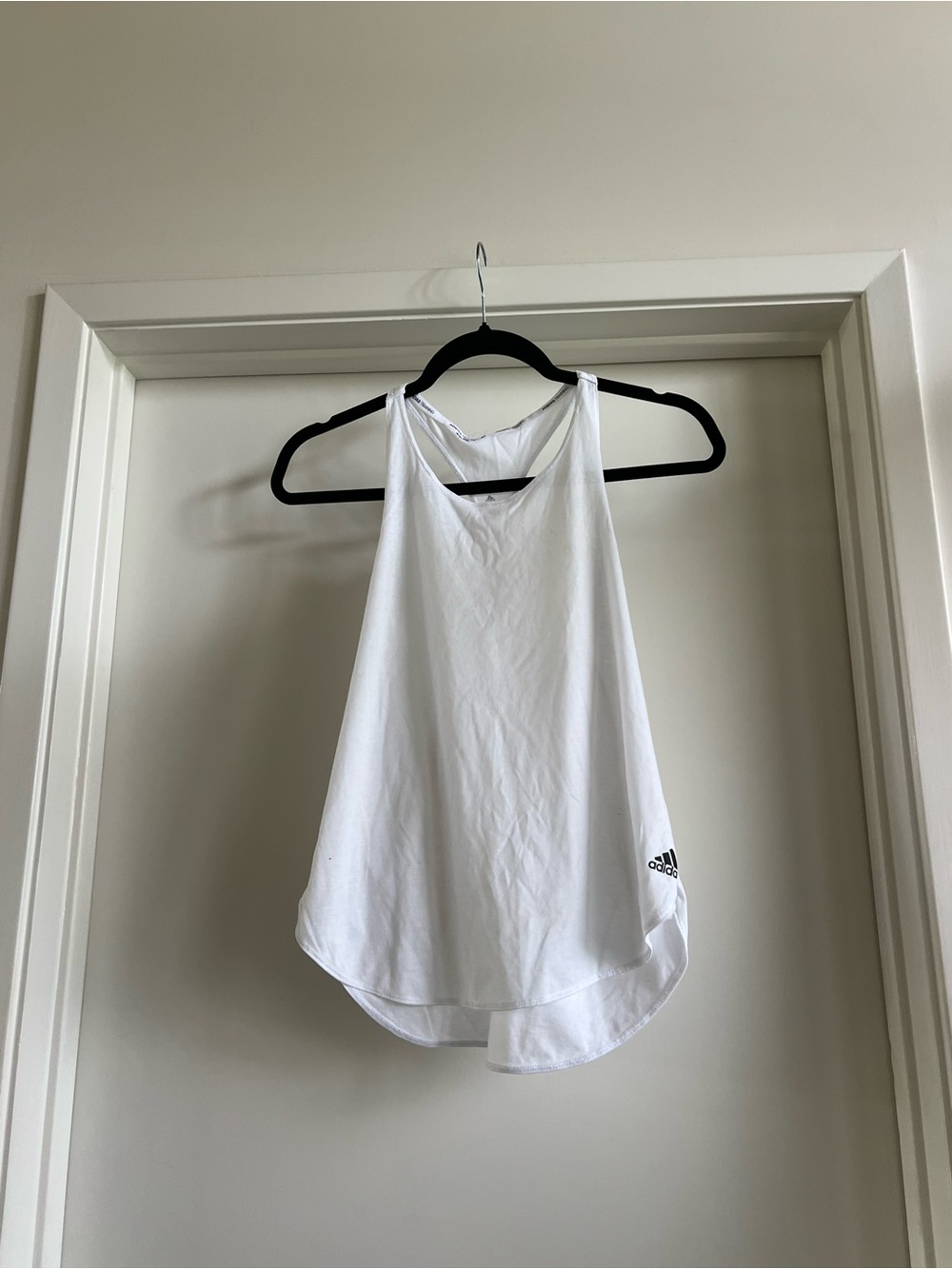 adidas White Women's Racerback Tank Top
